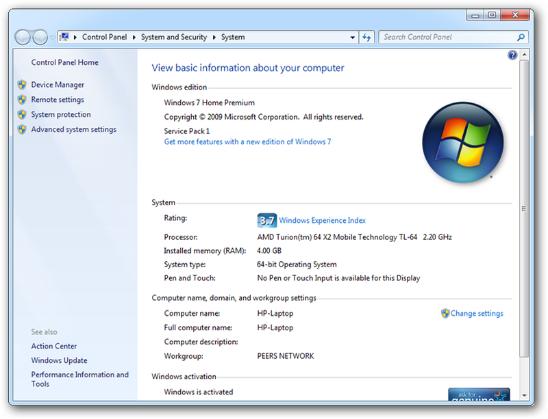 Windows 7 Ultimate Compact